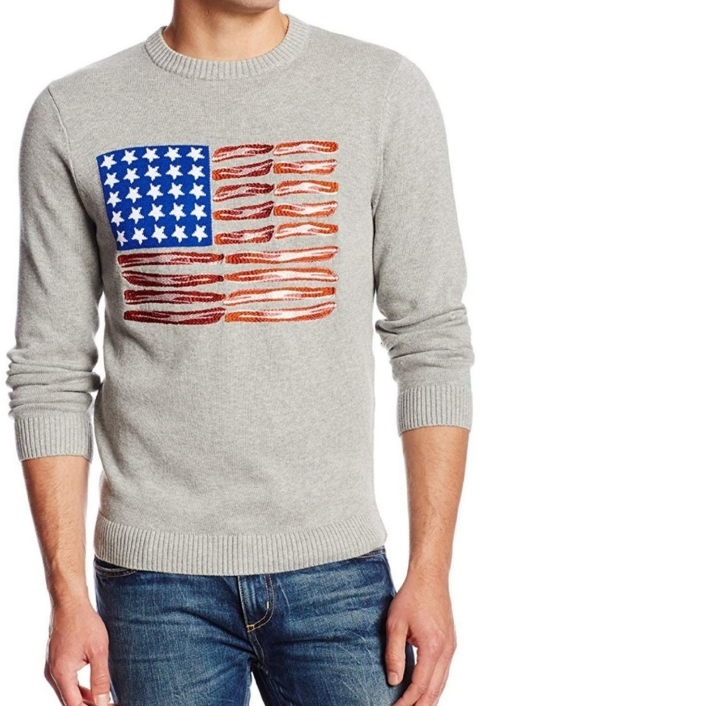 Alex Steven's United States of Bacon Sweater